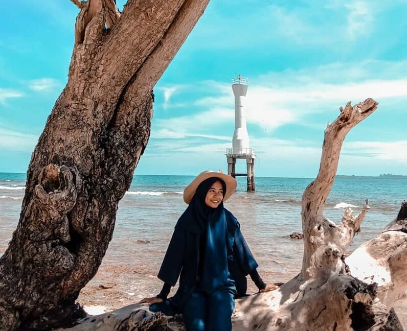 Mercusuar Menara Pulau Semangki, Foto: Instagram @ayokepessel